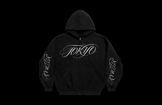 TATTOO ZIP HOODIE V2 TOKYO