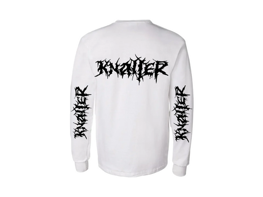 METAL LOGO LONGSLEEVE V2 WHITE